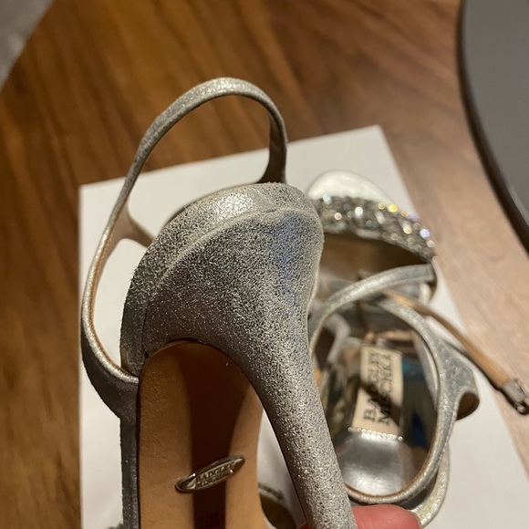 Badgley Mischka Hailey Embellished Strappy Sandals - Picture 9 of 13